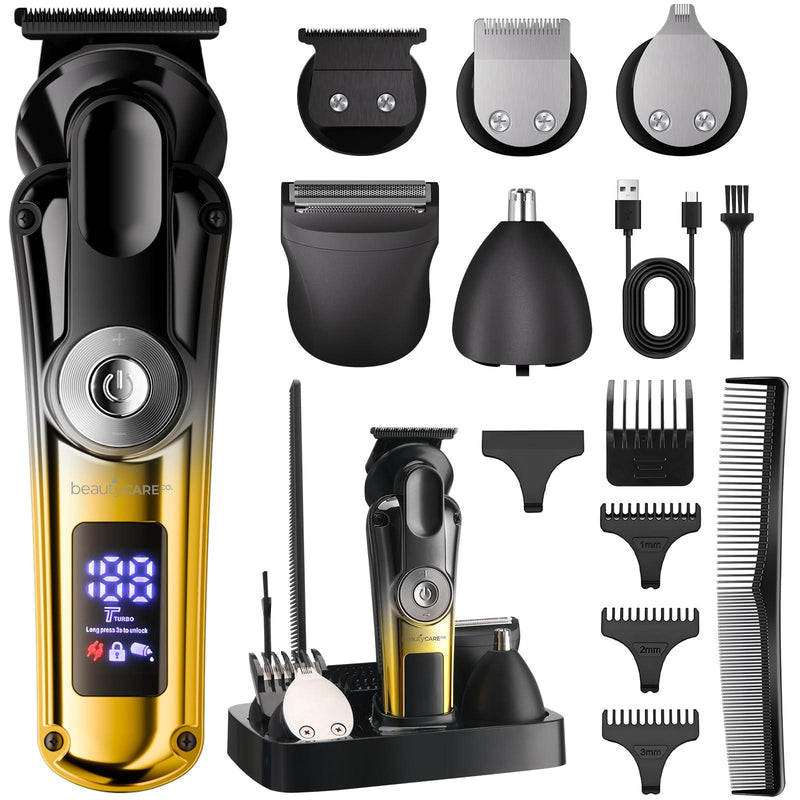 6-i-1 Professionel Grooming Trimmer – Trådløs, LED Display,