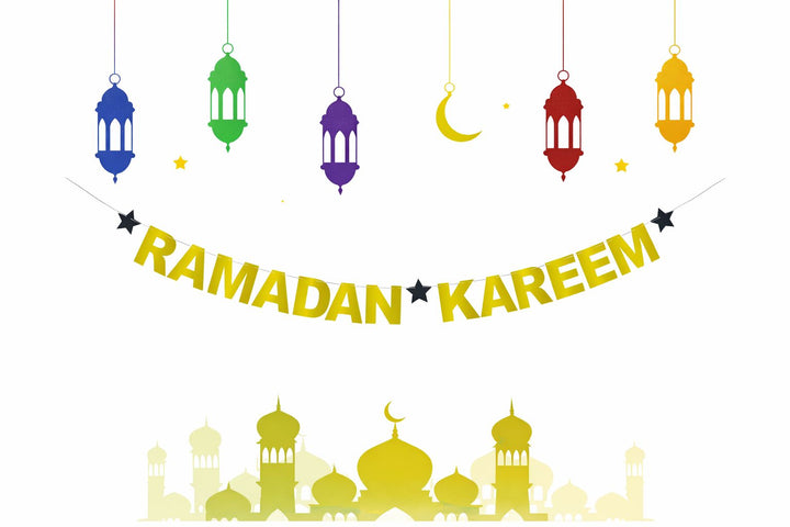 Ramadan Kareem Guirlande med stjerner