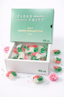 Flekk Fritt vaskemiddel kapsler Triflora 3 i 1(40 vaskekapsler)