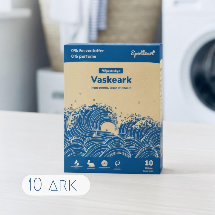Spotless 10 vaskeark til Tøjvask - Billigere, bedre og bæredygtigt