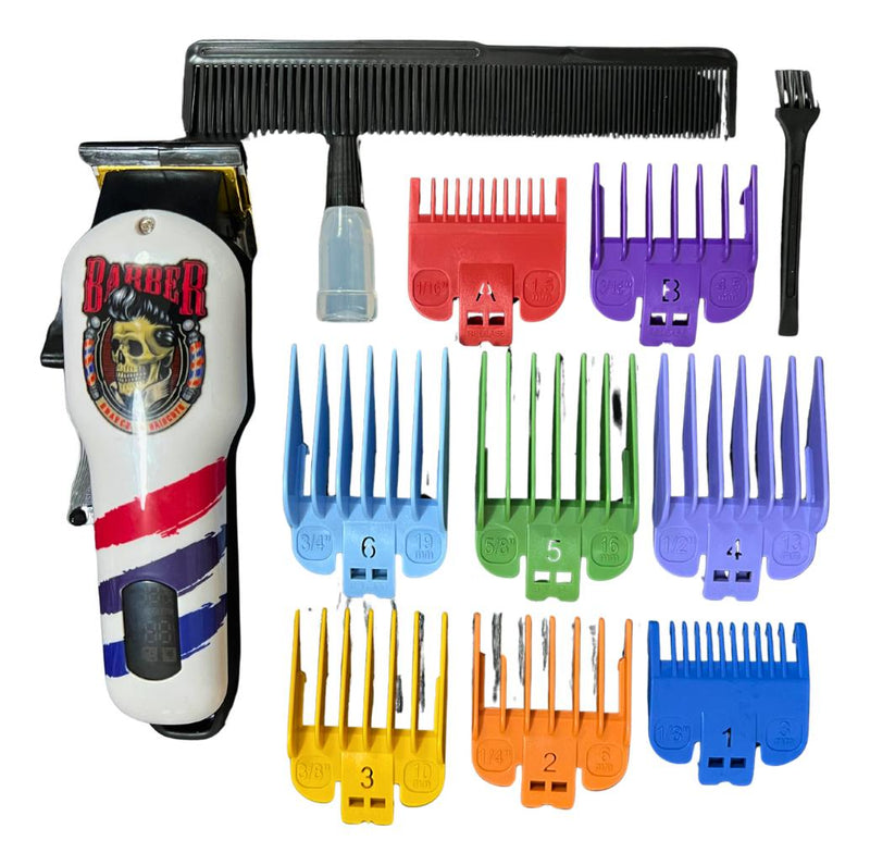 Daling SuperTrim DL-1192 – Professionel Trådløs Hårklipper (Retro Barber Edition)