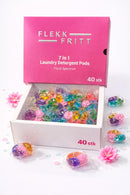 Flekk Fritt vaskemiddel kapsler Floral Spectum 7 i 1 (40 kapsler)