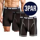 Bambus Boksershorts 3par, Høj kvalitet & perfekt pasform sort