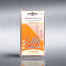 Rustfrit stål skruer 12 stk - 4x30mm