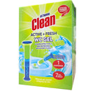 Active+fresh WC gel patroner (7 patroner + 1 dispenser). Citrus