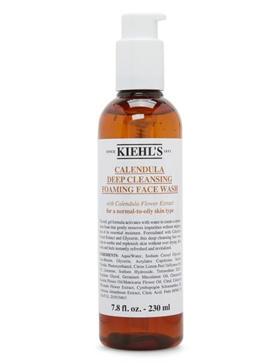 Kiehls Calendula Deep Cleansing Foaming Face Wash 230ml For A Normal-To-Oily Skin Type ⎮ 3605970630881 ⎮ GP_019663 