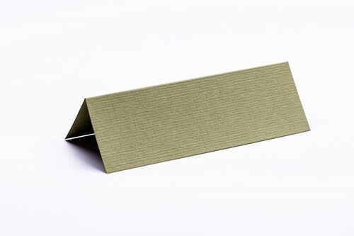 HOBBY2YOU Bordkort 10x7cm oliven tekstureret 10stk.