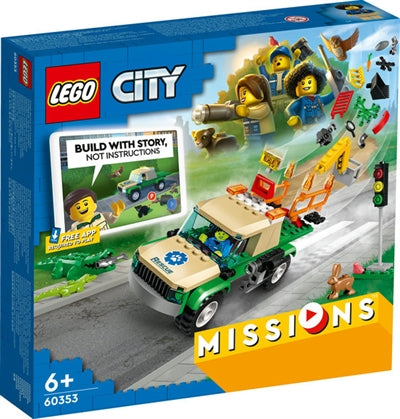 Lego City Missions Redningsmissioner For Vilde Dyr    