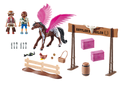 Playmobil:The Movie Marla Og Del Med Flyvende Hest 70074