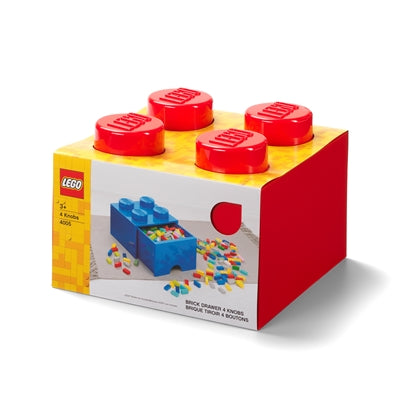 LEGO Opbevaringsskuffe 4 - Rød