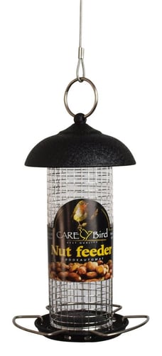 Foderautomat Mini Nut Feeder - Crackle Black
