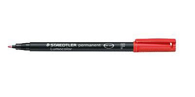 Staedtler Lumocolor 318-2 Permanent-Marker Rot Rundspitze 10 Stæ¼ck(e) ⎮ 4007817304327 ⎮ RZ_002374 