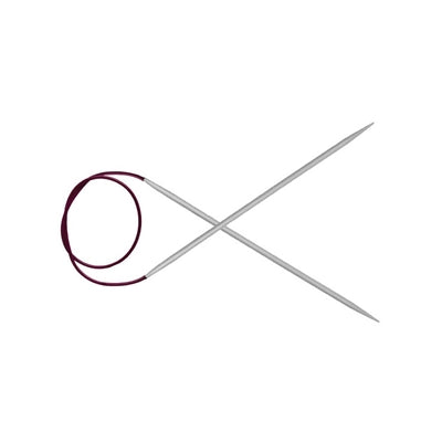 KnitPro Basix Alu. Rundpinde 100cm 5.00mm