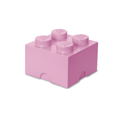 Room Copenhagen - LEGO Opbevaringskasse Brick 4 - Lys Lilla
