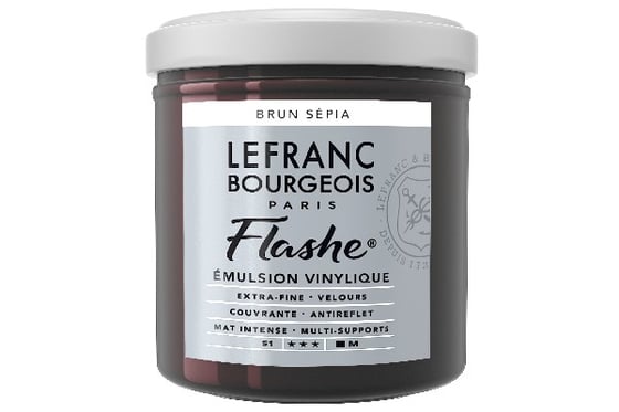 Flashe Acrylic 125ml Sepia Brown 107 ⎮ 3013643006190 ⎮ VE_835293 