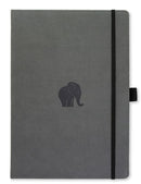 Dingbats* Wildlife A4+ Grey Elephant Notebook - Dotted 1 stk