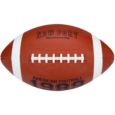 Amerikansk fodbold, 26 cm, brun & hvid farve ⎮ 8716404317249 ⎮ GT_000981 