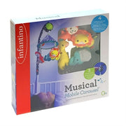 Musikuro m/spejl, bløde figurer og lyd +0mdr