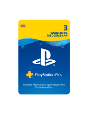PSN Plus Card 3m Subscription NO (PS3/PS4/Vita)