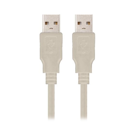 USB 2.0-kabel NANOCABLE 10.01.0303 Beige (2 M) ⎮ 8433281000506 ⎮ BB_S0224323 