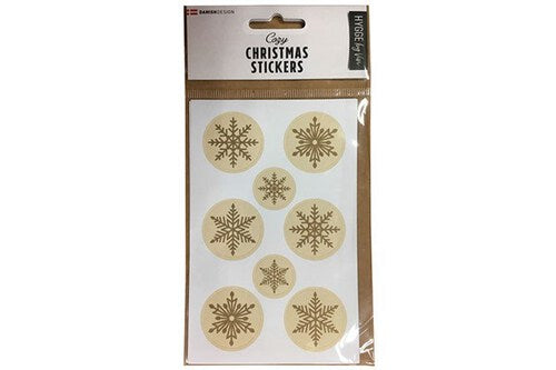 HOBBY2YOU Traditional X-Mas Stickers Snowflakes ⎮ 5700130361082 ⎮ VE_036108 