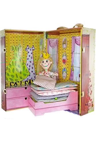 H.C. Andersen doll box - Prinsessen på ærten