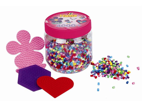 ​HAMA - Perler - 4000 stk med 3 ass. stiftplader (382051)