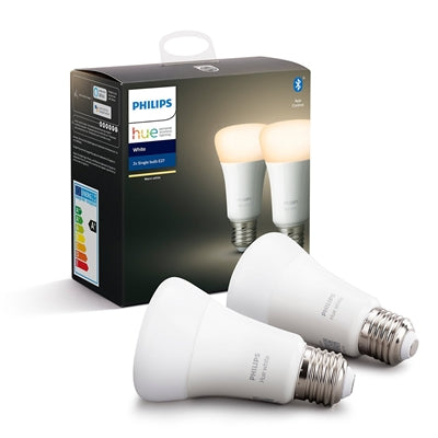 Philips Hue - E27 2-Pakke - White  - Bluetooth