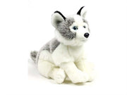 WWF Husky 23 cm m/blå øjne