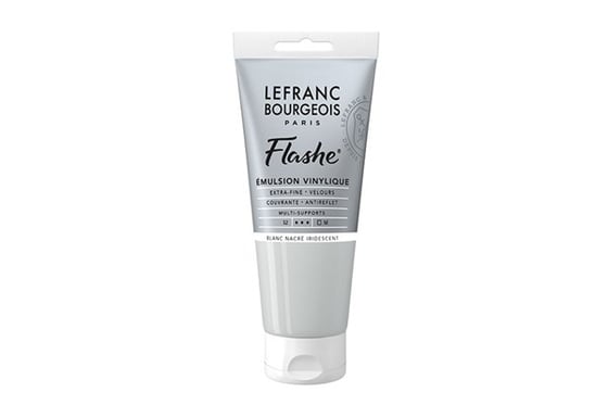 Flashe acrylic 80ml pearl white iridescent ⎮ 3013643005841 ⎮ VE_837146 