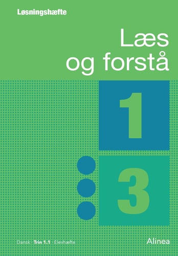 Læs og forstå, Løsningshæfte 1, 3