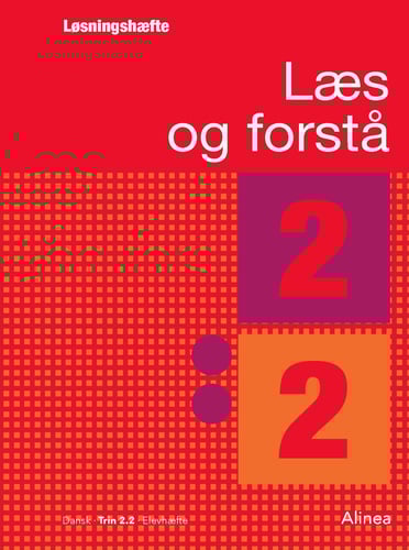 Læs og forstå, Løsningshæfte 2, 2