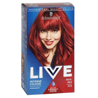  Schwarzkopf Live Permanent hårfarve 35 Real Red   ⎮ 5012583002703 ⎮ GP_021032 