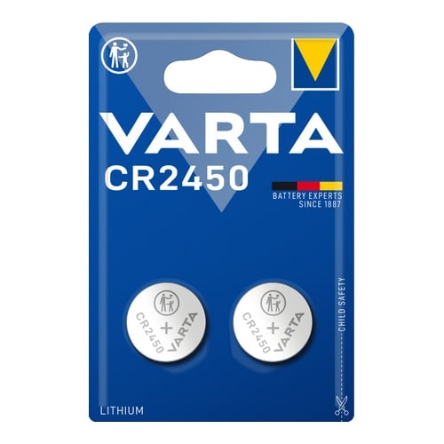 Varta CR2450 Lithium Coin 2 Pack   