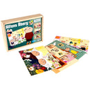 Alfons Åberg 4 Træpuslespil i trækasse