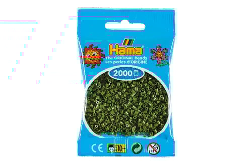 Hama mini perler oliven