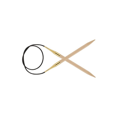 KnitPro Basix Birch Rundpinde 40cm 6.50mm