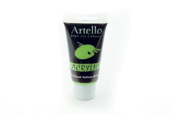 Artello acrylic 75ml Brilliant Yellow Green ⎮ 5700138003694 ⎮ VE_800369 