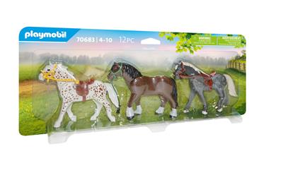 Playmobil 3 heste (70683)