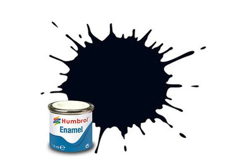 Humbrol Paint Enamel Satin 14 Ml Coal Black ⎮ 50724086 ⎮ VE_422375 