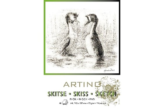 Skitseblok A4 70g 40 sider ⎮ 5700135638349 ⎮ VE_563834 