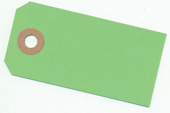 Manillamærke 40x80mm 10stk lime grøn ⎮ 5700130133702 ⎮ VE_013370 