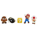 Nintendo - Figursæt 6 cm - 5 Figurer Mario Acorn Plains Diorama