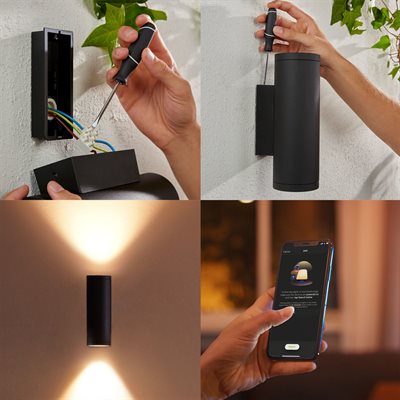 Philips Hue White and Color ambiance Appear udendørs vægbelysning