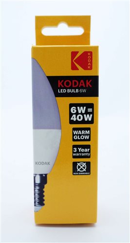 Kertepære LED Kodak E14 6W  ⎮ 887930415728 ⎮ HC_000038 