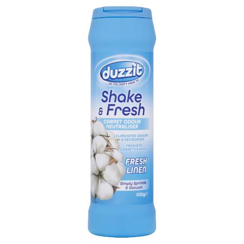Duzzit Shake & Fresh Tæppelugtneutralisator Fresh Linen 500 g