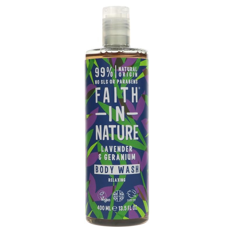 Faith In Nature Lavender & Geranium Body Wash 400 ml