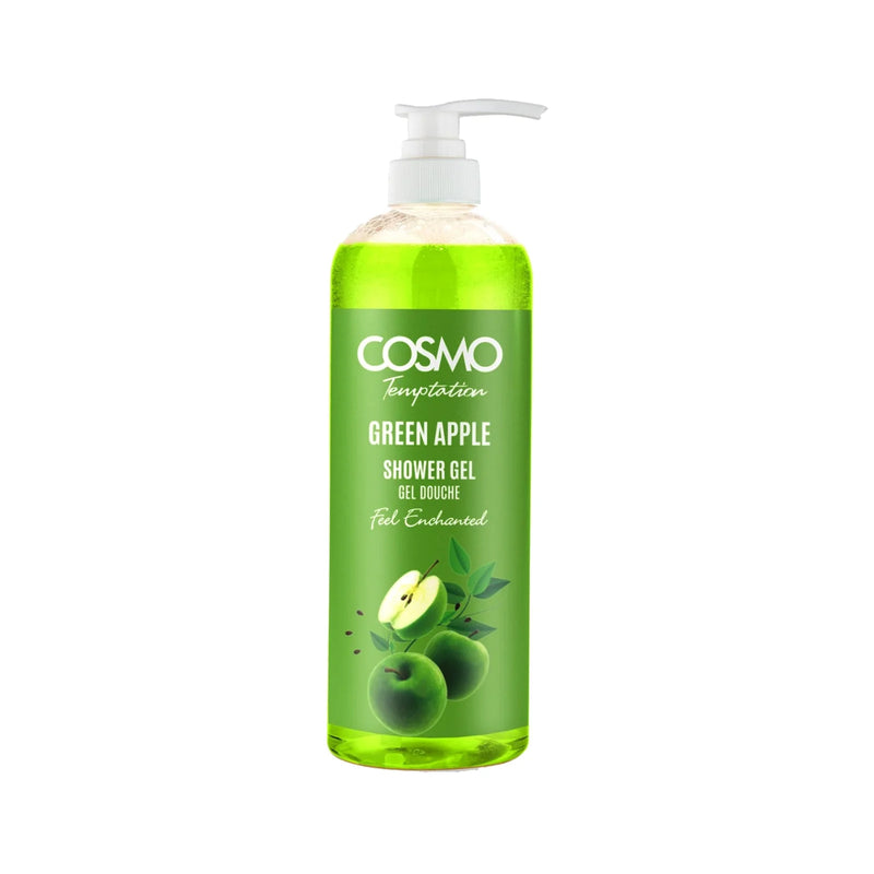 Cosmo 1000ml Showergel pump Green Apple