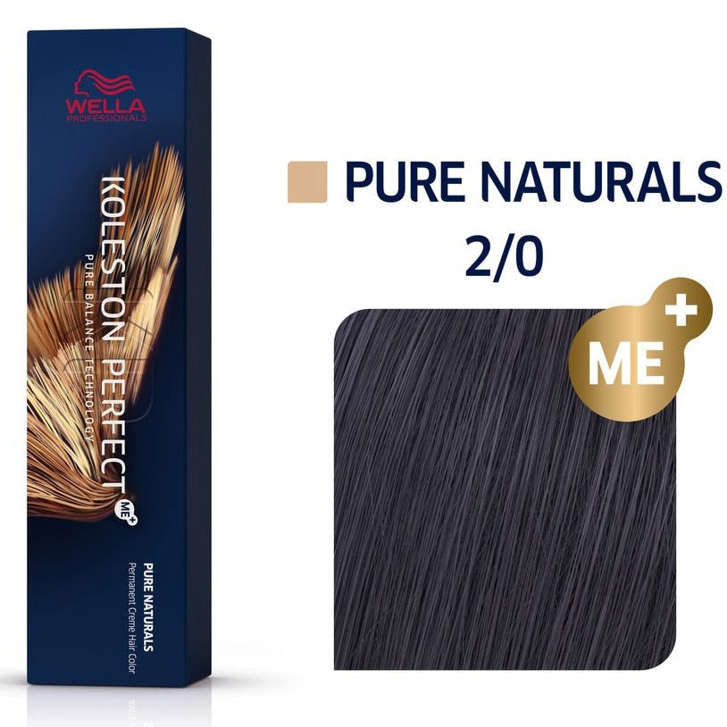 Wella Koleston Perfect ME+ Pure Naturals 2/0 – Darkest Brown 60 ml