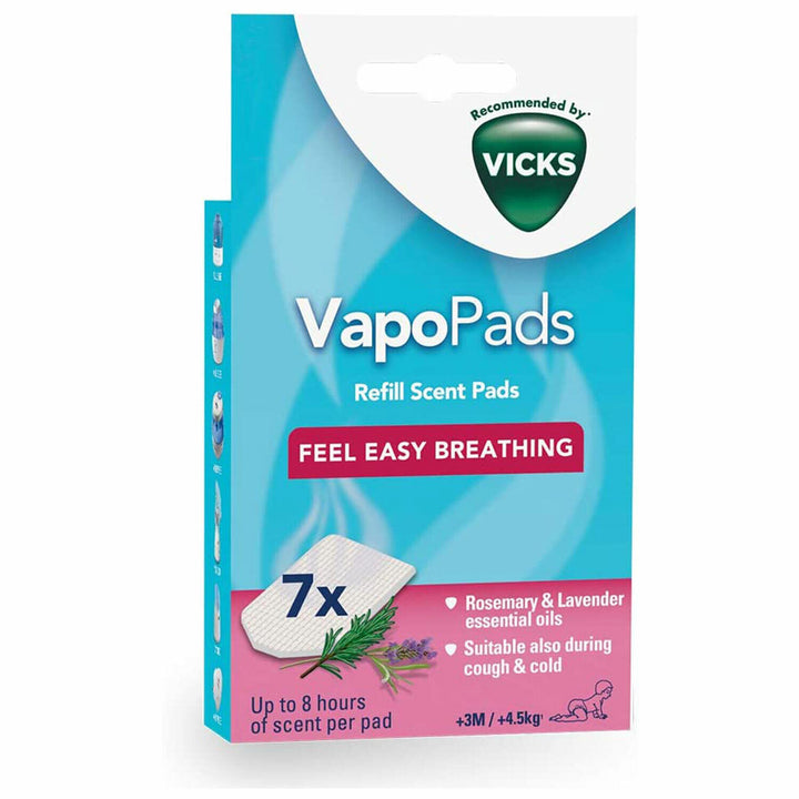 Vicks, Vapopads, rosmarin & lavendel, 7 duft pads